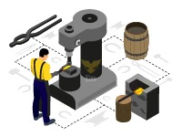 فورج فلزات یکی از روشهای مدرن اهنگری است که در دنیای صنعت و در تولید قطعات بسیار پر کاربرد است.
